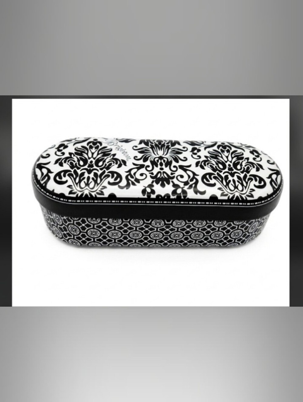 Brighton Black and White Patterned Eyewear Case